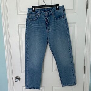 Levi's 501 Women's Straight Blue Jeans